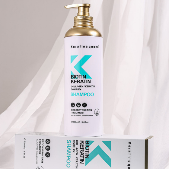 Hair Care System Shampoo Conditioner Mask Oil  Biotin Keratin Shampoo Set