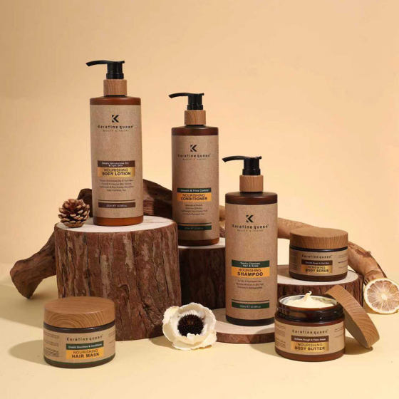 Shea Butter Nourishing Hair care kits Deeply Hydrates Moisturizes Reduce Hair Loss shampoo