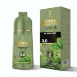 Black Herbal Bubble Hair Color Dye Shampoo for Men Women