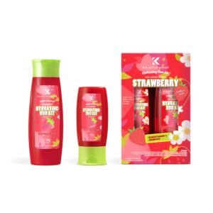 100% Natura Strawberry Shampoo Shea Butters Ourishing Formula for Dry Hair