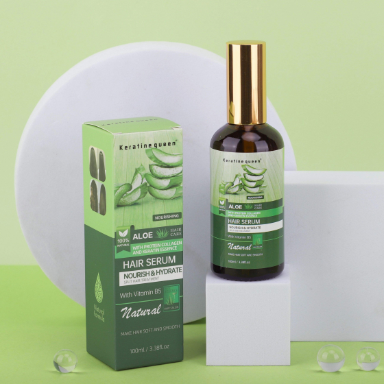 Private Label Eco-Friendly Hair Products Natural Aloe Vera Hair Care Set Moisture Smooth Nourish Shampoo and Conditioner