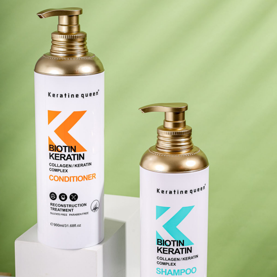 Hair Care System Shampoo Conditioner Mask Oil  Biotin Keratin Shampoo Set