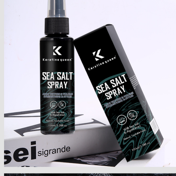 Long Lasting Sea Salt Hair Gel Setting Spray for Man