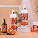 Private Label Blood Orange Moisturizing Shampoo and Conditioner Set Silicone Free Sulfate Free Repair Dry Damaged Hair