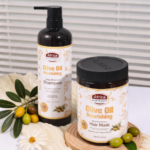 Hair Care Set Anti Dandruff Scalp Care Olive Oil Refreshing Shampoo and Conditioner