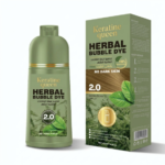 Black Herbal Bubble Hair Color Dye Shampoo for Men Women