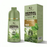 Black Herbal Bubble Hair Color Dye Shampoo for Men Women