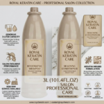 Large Capacity Salon 3L Keratin Shampoo and Conditioner for Damaged and Dry