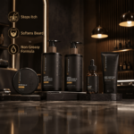 Men’s Hair and Beard Grooming Kit Keratin Infused 2-In-1 Shampoo Body Wash