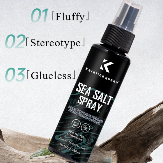Long Lasting Sea Salt Hair Gel Setting Spray for Man