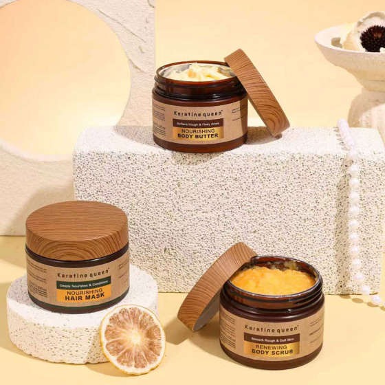 Shea Butter Nourishing Hair care kits Deeply Hydrates Moisturizes Reduce Hair Loss shampoo