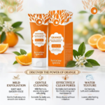 Hot Sale Korean Orange Enzyme Exfoliating Gel Gentle Peeling Scrub for Face & Body