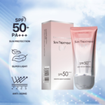 Private Label SPF 50 Sunscreen Cream Natural Herbal Formula Non-Greasy UVA/UVB Protection Private Label OEM 60ml Free Sample
