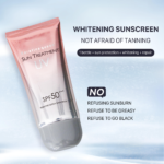 Private Label SPF 50 Sunscreen Cream Natural Herbal Formula Non-Greasy UVA/UVB Protection Private Label OEM 60ml Free Sample