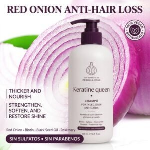 Anit-Hair Loss Strengthens Red Onion Regrowth Hair Growth Shampoo