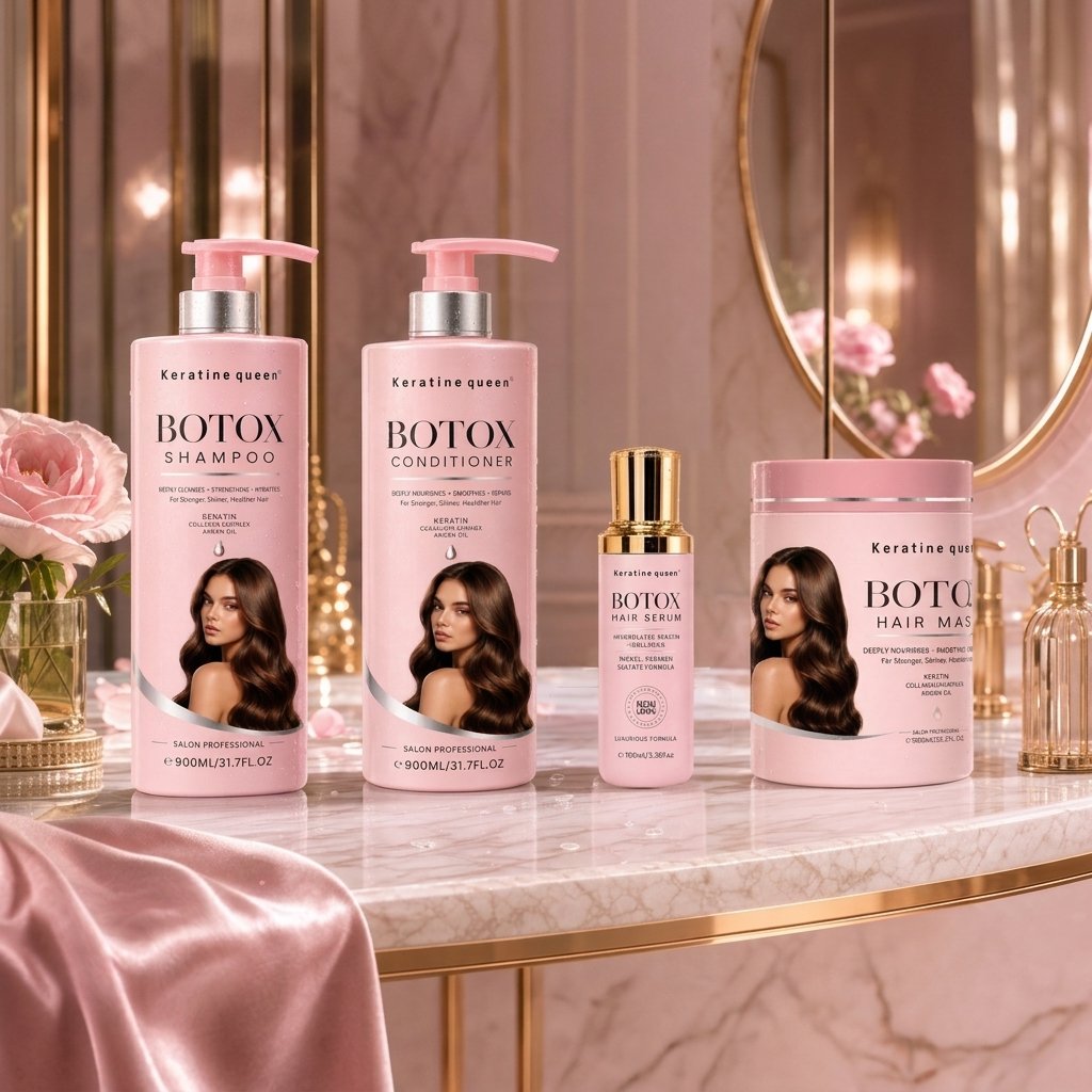 Organic Ingredient Hair Botox Shampoo and conditioner Set