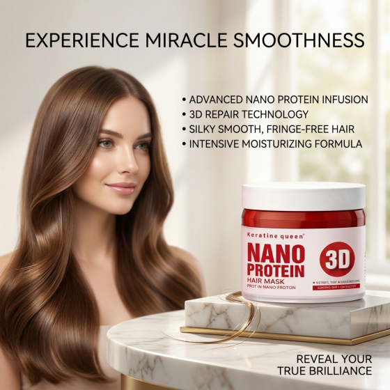 NANO PROTEIN Repairing Smoothing Deep Hair Treatment Shampoo set