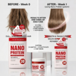 NANO PROTEIN Repairing Smoothing Deep Hair Treatment Shampoo set