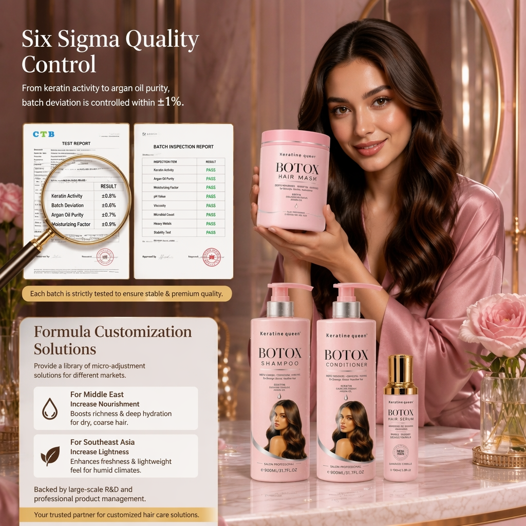 Organic Ingredient Hair Botox Shampoo and conditioner Set