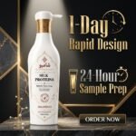 Anti Frizz Protein Care Smooth Shiny Hair Strengthening Shampoo and Conditioner Set