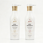 Anti Frizz Protein Care Smooth Shiny Hair Strengthening Shampoo and Conditioner Set