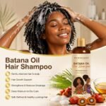 100% Natural Batana Oil Shampoo and Conditioner Set Hair Growth Scalp Treatment