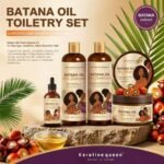 100% Natural Batana Oil Shampoo and Conditioner Set Hair Growth Scalp Treatment