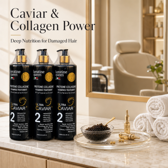 Wholesale Keratin Queen Ultra Caviar 0% Formaldehyde Protein Hair Botox Smoothing Treatment