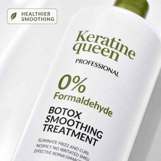 Keratine queen 0% Formaldehyde Brazilian Keratin Hair Straightening Treatment