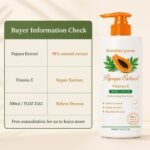 Privite label Keratine Brand Moisturizing Papaya Body lotion
