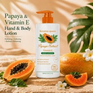 Privite label Keratine Brand Moisturizing Papaya Body lotion