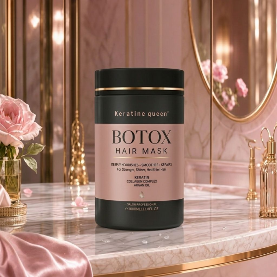 Wholesale Keratine Queen Hair Botox Shampoo and Conditioner set