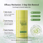 Private Label 10% Glycolic Acid Exfoliating Body Stick Smooth Bumpy Back Bulk Body Scrub