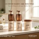 Private Label 3X Protein Hair Care Set Shampoo Conditioner Mask Oil With Keratin & Collagen for Damaged Hair