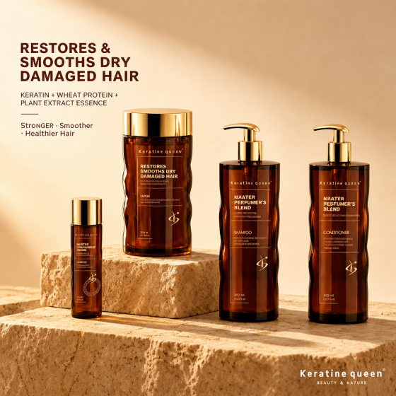 OEM ODM Luxury Perfume Scent Shampoo Conditioner Protein Nourish Damaged Hair Bulk Shampoo Set