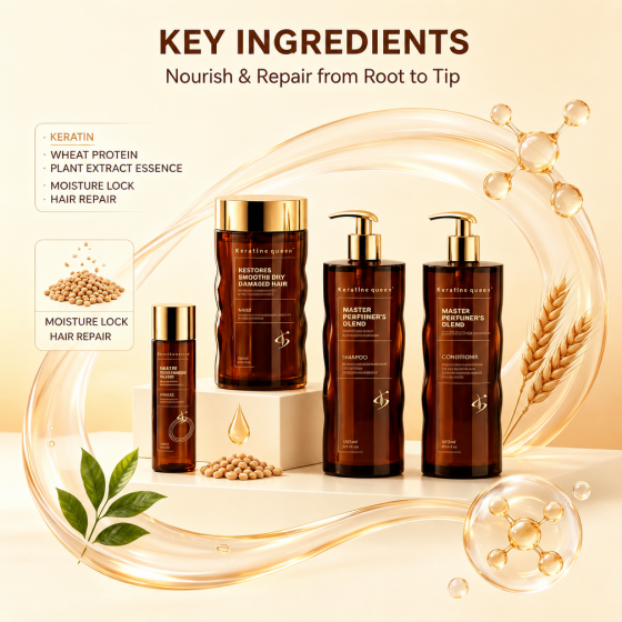 OEM ODM Luxury Perfume Scent Shampoo Conditioner Protein Nourish Damaged Hair Bulk Shampoo Set