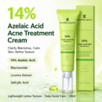 Wholesale Fast Soothing Acne Repair Cream 14% Azelaic Acid Fade Pimple Scar Post