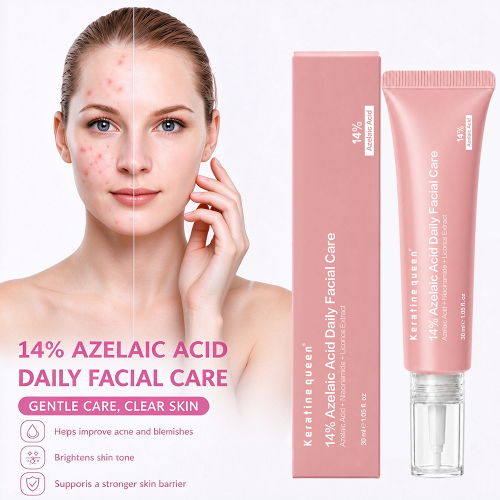 Custom logo 14% Azelaic Acid Repair Cream for Hormonal Acne Redness Rosacea Fade Dark