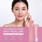 Custom logo 14% Azelaic Acid Repair Cream for Hormonal Acne Redness Rosacea Fade Dark