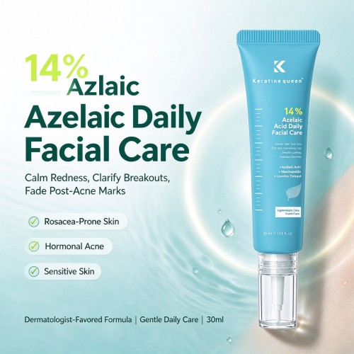 Private Label 14% Azelaic Acid Acne Cream Reduct Redness Sensitive Skin Acne Treatment